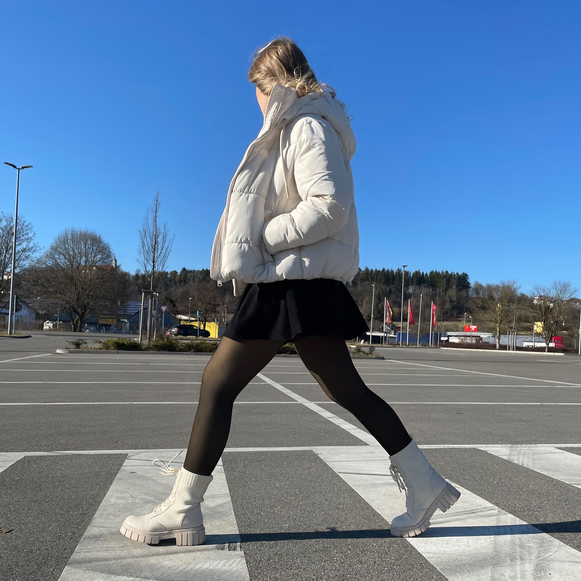 Gefütterte Thermo-Strumpfhose